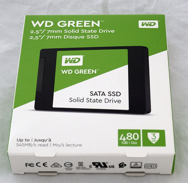 Western digital Solid state drive 480 Gb